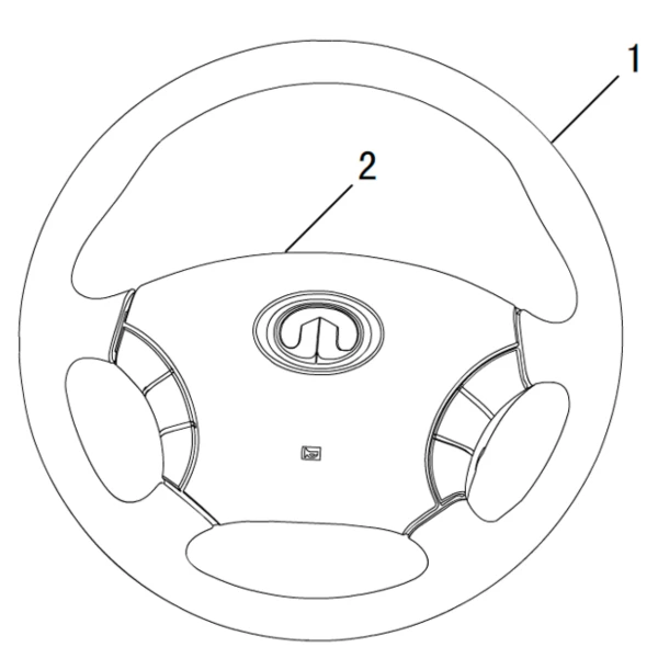 Tapa cubre volante para great wall wingle 2.8 - Tapa Cubre Volante | ClickRepuestos